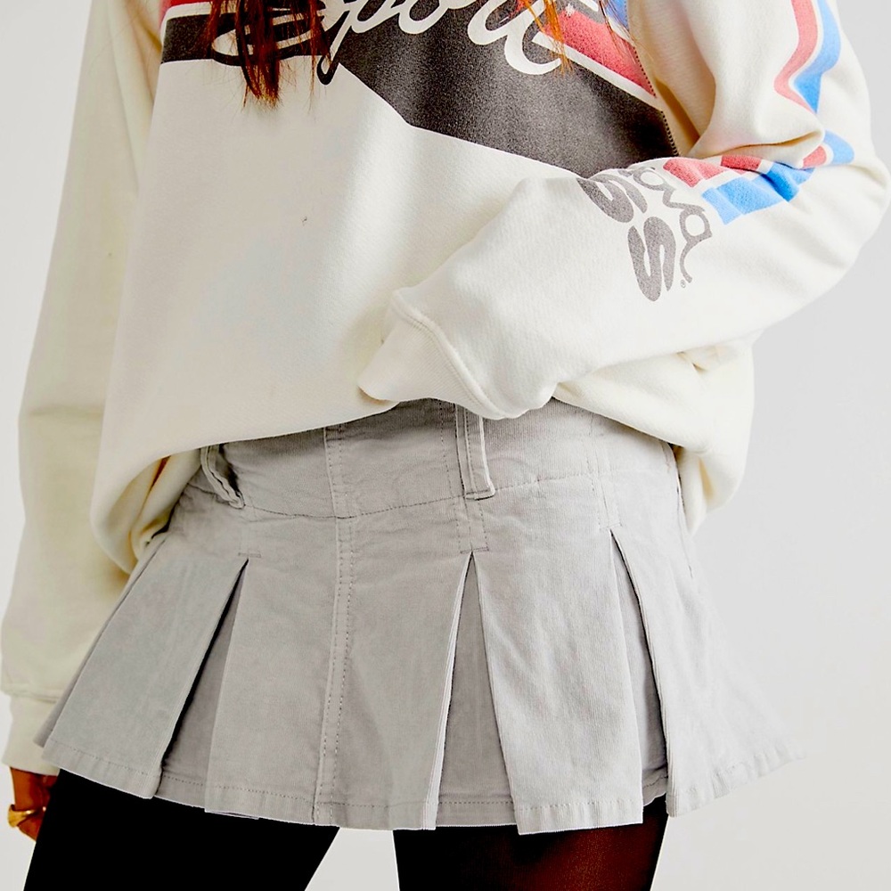 Free People Corduroy Mini Skirt NWT